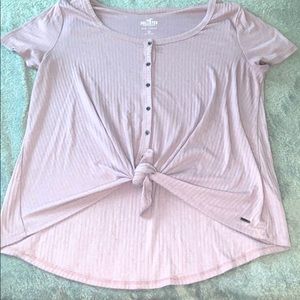 Hollister Tied up Top with buttons